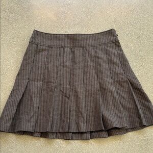 Abercrombie & Fitch Brown mini pleated skirt